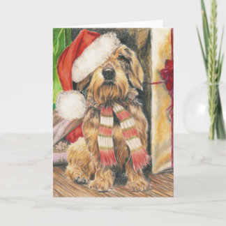 Cartão De Festividades Auxiliar de papais noeis