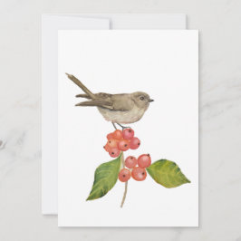 Cartão De Festividades Aves aquáticas "Sylvia curruca"