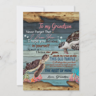 Cartão De Festividades Avô Gift   Carta Ao Meu Avô