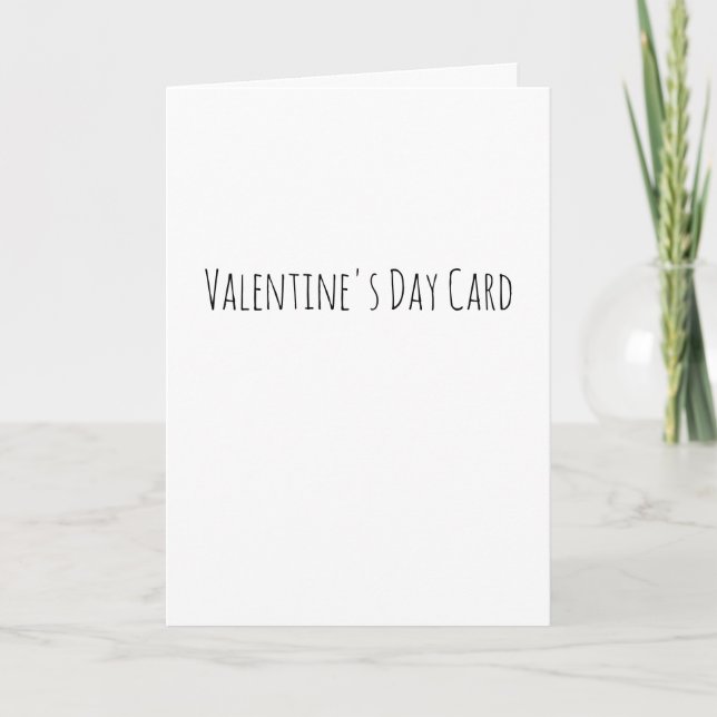 Cartão De Festividades Awkward and Funny Valentine's Day Card (Frente)