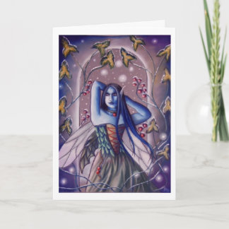 Cartão De Festividades azevinho