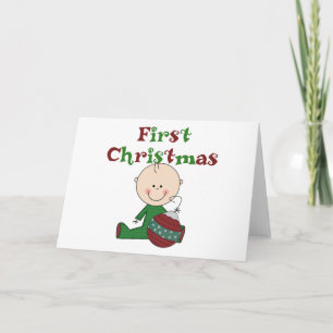 Cartão De Festividades Baby Boy 1rua Camisetas de Natal e presentes