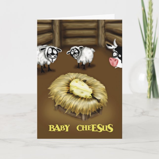 Cartão De Festividades Baby Cheesus (Frente)