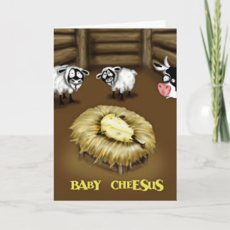 Cartão De Festividades Baby Cheesus