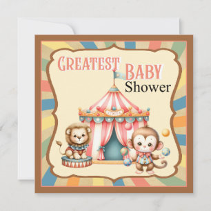 Cartão De Festividades Baby Circus