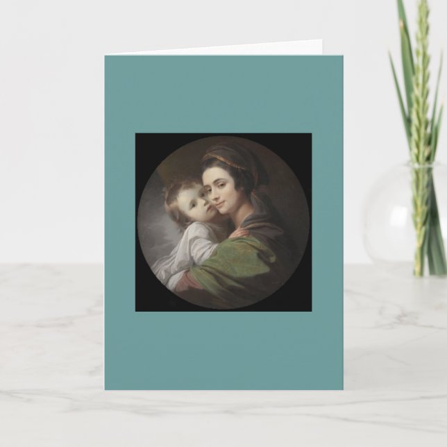 Cartão De Festividades Baby Jesus (Frente)