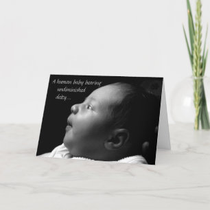 Cartão De Festividades Baby Jesus Card