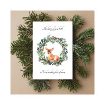 Baby Loss Parent Thinking of You Christmas Card