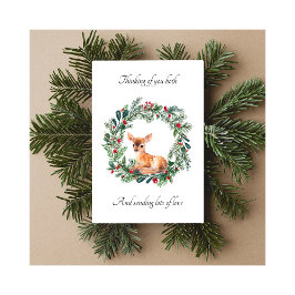 Cartão De Festividades Baby Loss Parent Thinking of You Christmas Card
