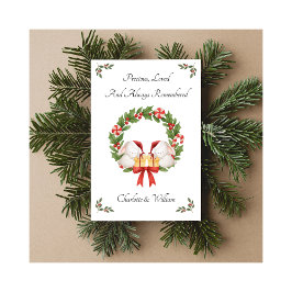 Cartão De Festividades Baby Loss Twins Always Remembered Christmas Card