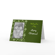 Baby Orangutan Christmas Card