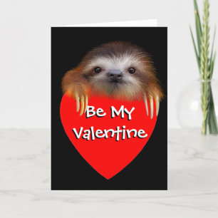Cartão De Festividades Baby Sloth Valentine Card