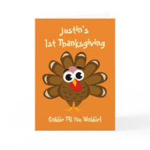 Baby's 1st Thanksgiving grandson or granddaughter