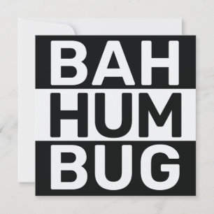 Cartão De Festividades Bah humbug