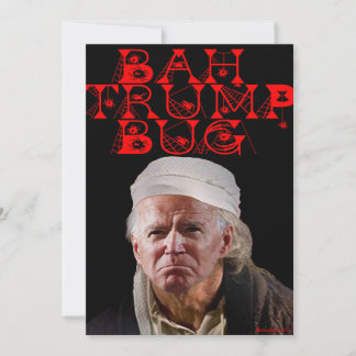 Cartão De Festividades Bah Trump Bug