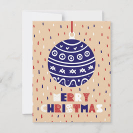 Cartão De Festividades Baile de Natal