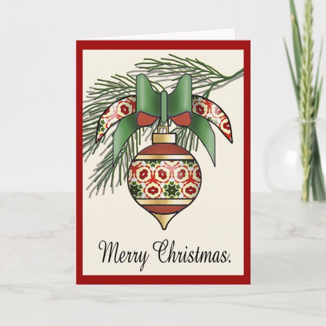 Cartão De Festividades Balas de Natal - 08 (Frente)