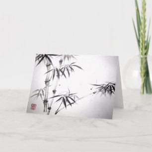 Cartão De Festividades Bamboo Card