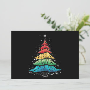 Cartão De Festividades Bandeira do Arco-íris Orgulho LGBTQ Presentes da Á