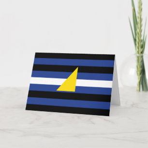 Cartão De Festividades Bandeira do Orgulho de Aquecimento