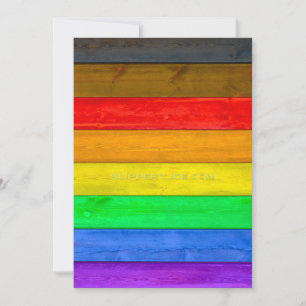 Cartão De Festividades Bandeira do orgulho gay inclusivo de SlipperyJoe t