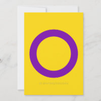 Bandeira do orgulho intersexo SlipperyJoe's fundo 