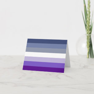 Cartão De Festividades Bandeira do Orgulho Lésbico Butch