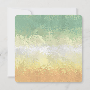 Cartão De Festividades Bandeira do Orgulho Trippy Boho Groovy Abstrato Ge