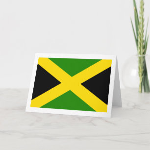 Cartão De Festividades Bandeira jamaicana