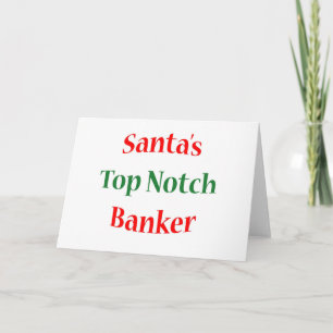 Cartão De Festividades Banker Top Notch