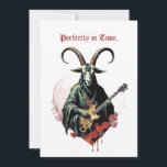 Cartão De Festividades Baphomet Gothic Valentine's Day Guitar Tune<br><div class="desc">A gothic Valentine design celebrating balance, devotion, and intentional love. Perfect for those who prefer their romance a little darker—and deeply meaningful. Blending dark romantic imagery with soft symbolic elements like hearts and florals, this piece celebrates connection that is chosen freely and held with care. Perfect for those drawn to...</div>