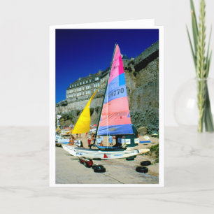 Cartão De Festividades Barco à vela Hobie em Malo Rua