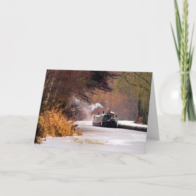 CARTÃO DE FESTIVIDADES BARCOS CANAIS DE NATAL (Frente)