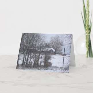 Cartão De Festividades barn