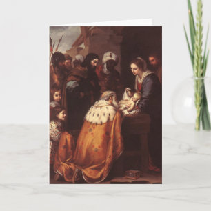 Cartão De Festividades Bartolome Murillo - The Adoration of the Magi GC