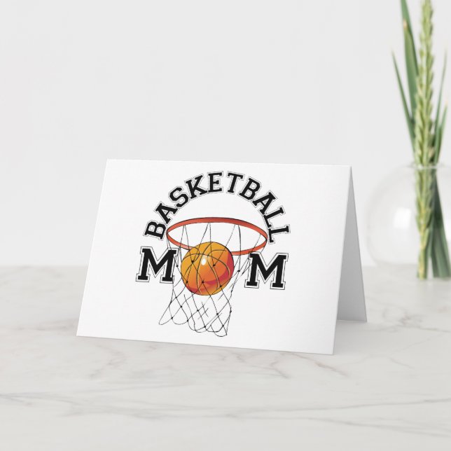 Cartão De Festividades Basketball Mom (Frente)
