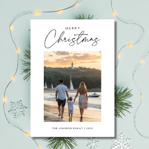 Cartão De Festividades Bateria Náutica Única da Família Natal