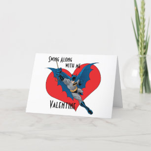 Cartão De Festividades Batman Valentine   Venha Cantar Comigo
