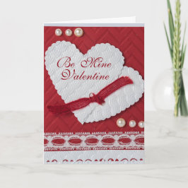 Cartão De Festividades Be Mine Valentine Card