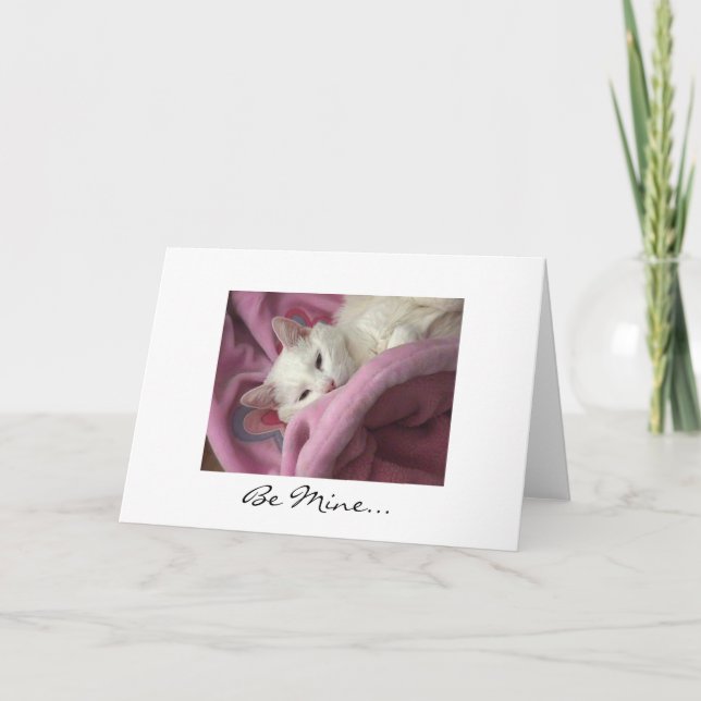Cartão De Festividades Be Mine...  Valentine Card (Frente)