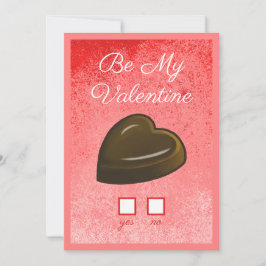 Cartão De Festividades Be My Valentine Heart