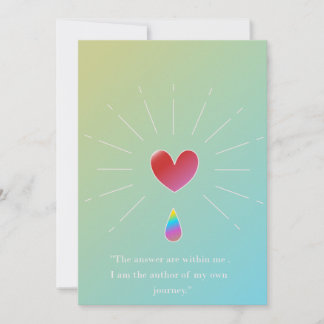 Cartão De Festividades Be Your True Self – Empowering Greeting Card
