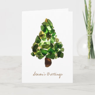 Cartão De Festividades Beach Glass Card - Customized