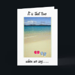 CARTÃO DE FESTIVIDADES BEACHY CHRISTMAS/SUNNY NEW YEAR WISHES TO YOU<br><div class="desc">WISHING "BEACHY CHRISTMAS" AND "SUNNY NEW YEAR WISHES" IS A "COOL WAY" TO SAY MERRY CHRISTMAS AND HAPPY NEW YEAR!</div>