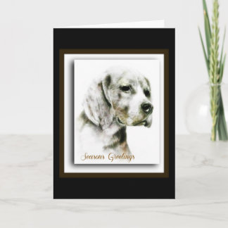 Cartão De Festividades Beagle