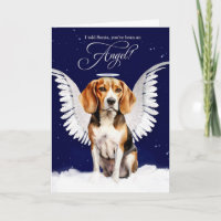 Beagle com Wings Angel Dog Natal