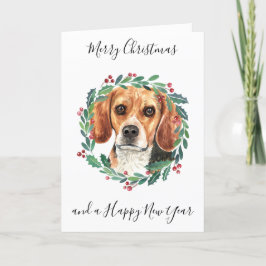 Cartão De Festividades Beagle Felry Christmas Trendy Dog