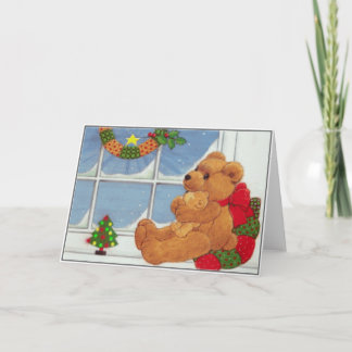 Cartão De Festividades Beary Christmas