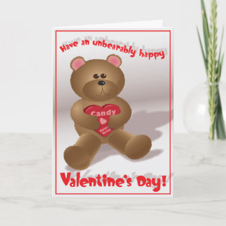 Cartão De Festividades Beary Good Valentine - Greeting Card