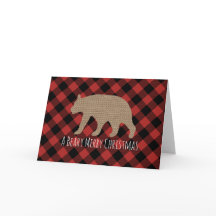 Beary Merry Christmas Card